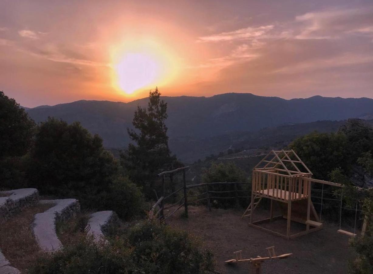 Toumba Eco Farm Guesthouses Plomari Bagian luar foto