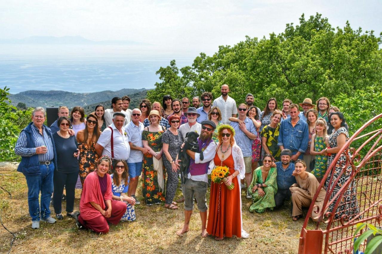 Toumba Eco Farm Guesthouses Plomari Bagian luar foto